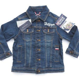 TOMMY HILFIGER Jacket Boys Denim NEW Jean XSmall